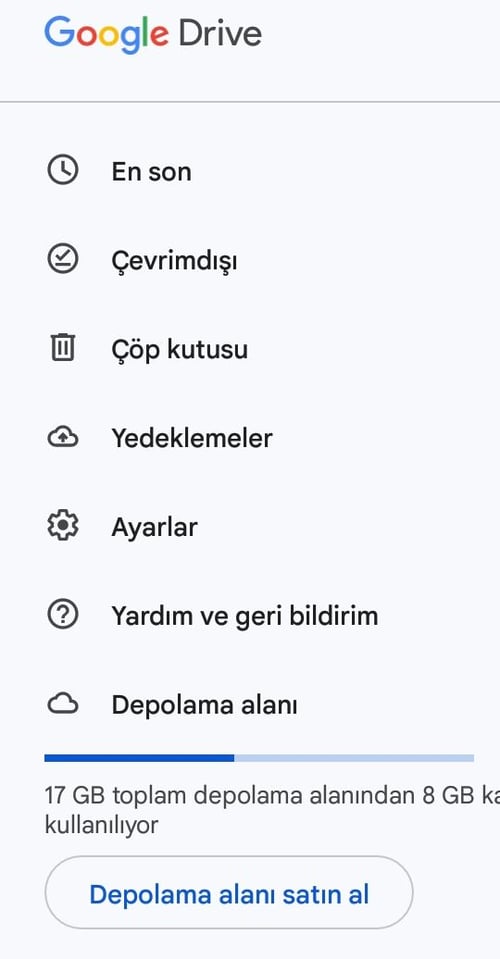 Google Drive WhatsApp yedeği indirme