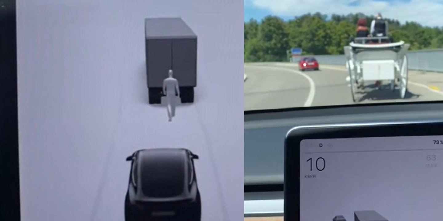 Tesla'nın yapay zekası at arabasını tanımlayamadı 1 Tesla'nın yapay zekası at arabasını tanımlayamadı