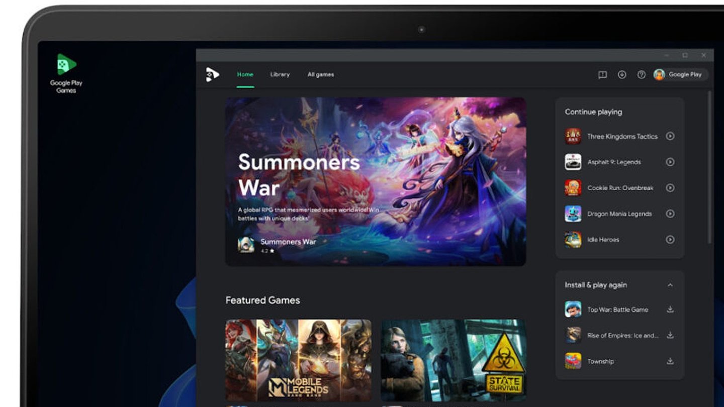 Testler başladı: Google Play Games bilgisayarlara geliyor! 65 Testler başladı: Google Play Games bilgisayarlara geliyor!