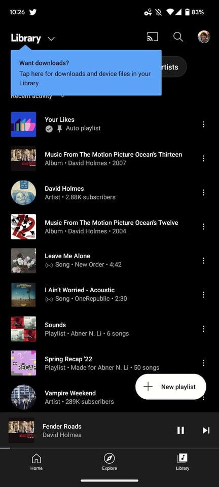 YouTube Müzik, Kitaplık sekmesi yeniden tasarlandı 3 youtube muzik kitaplik sekmesi yeniden tasarlandi