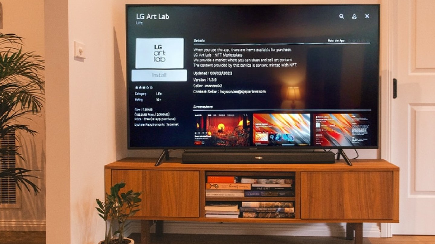 LG TV'lere LG Art Lab adında NFT pazar yeri geliyor 65 LG Art Lab