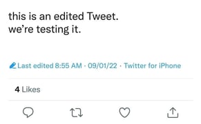 Twitter mesajları kaç defa düzenlenebilir? 66