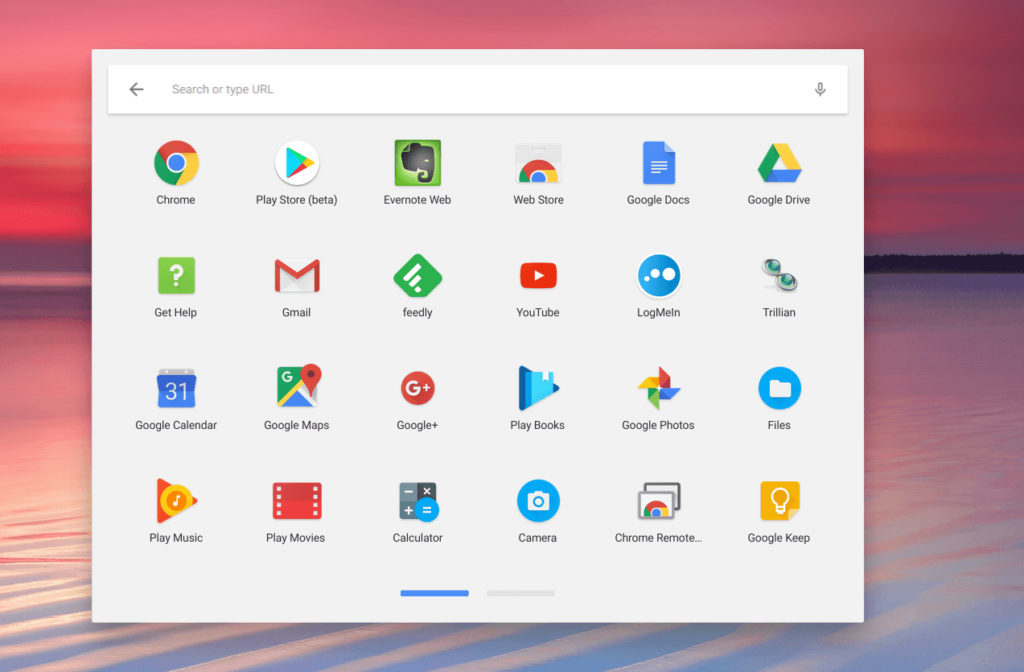 chromeos flex indir adımları sonrası örnek chromeos flex işletim sistemi görüntüsü