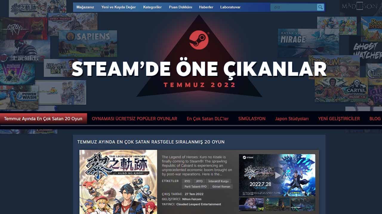 steam en cok oynan oyunlar listesi ile yeni bir ozellik yayimladi 1