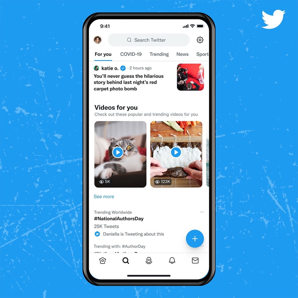 Twitter'da videolar ön plana çıkarılacak 68