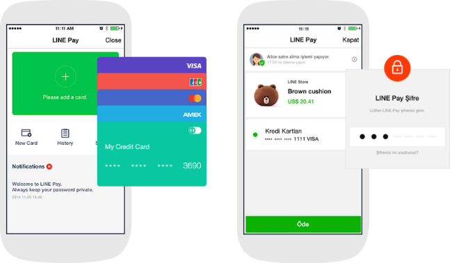 LINE Pay ile LINE üzerinden ödeme yapılabilecek! 2 56