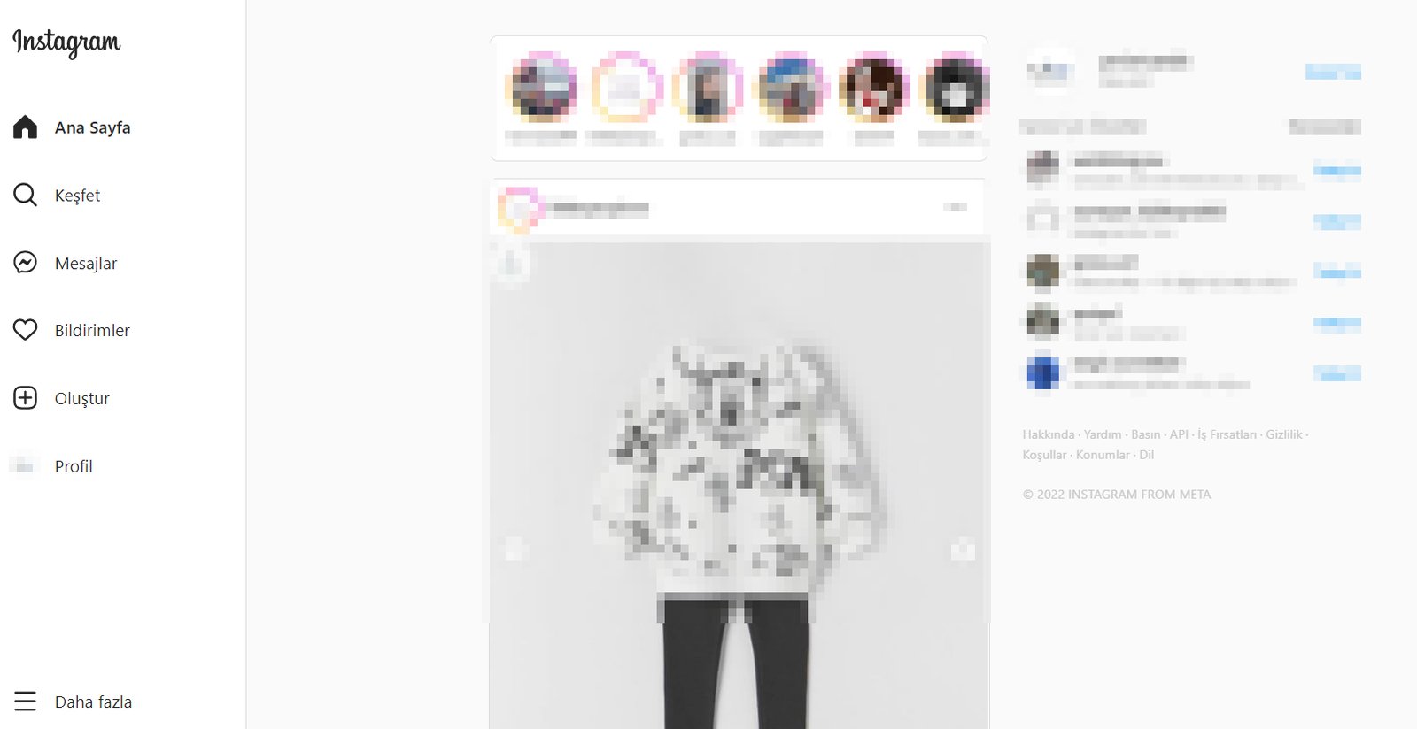 Instagram masaüstü arayüzü değişti! 67