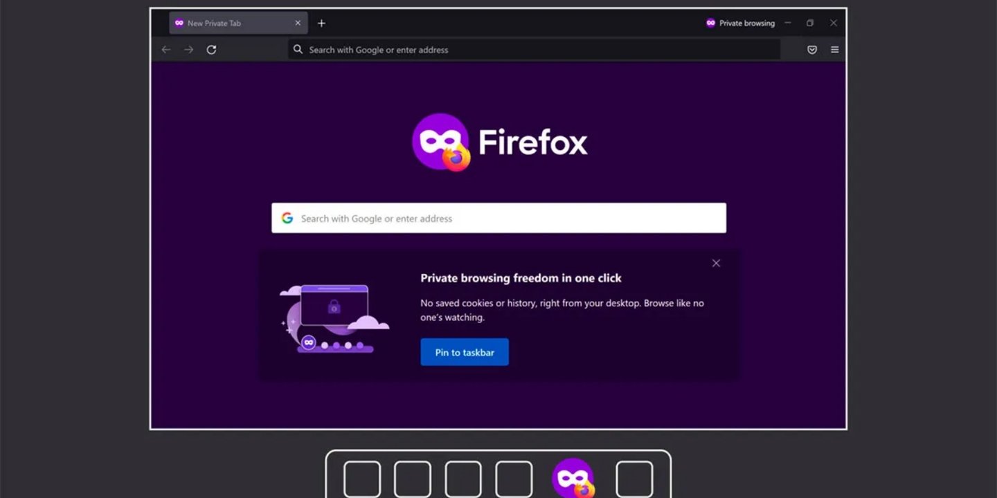 Firefox gizli pencere bölümünü yenileyecek