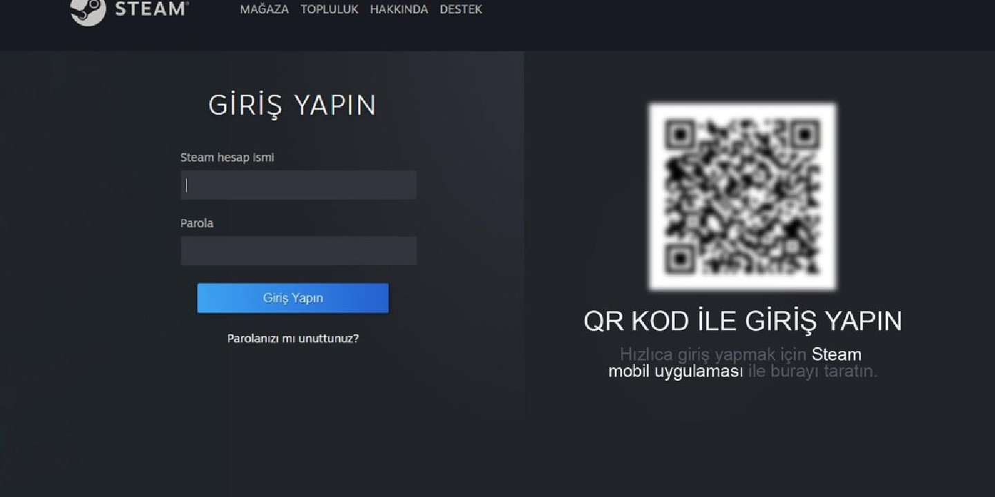 Steam QR kod nerede