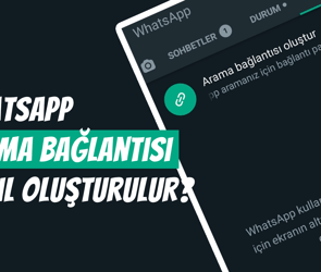 WhatsApp arama bağlantısı nasıl oluşturulur