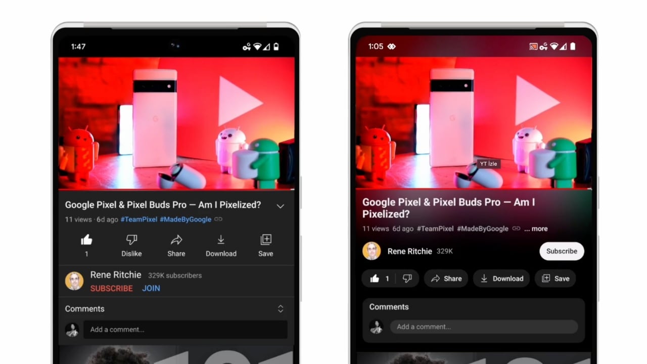 YouTube tasarımı yenileniyor 2 youtube tasarimi yenileniyor