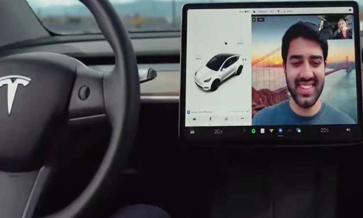 Tesla araçlarında Zoom kullanılabilecek 1 artik tesla araclarinda zoom kullanilabilecek