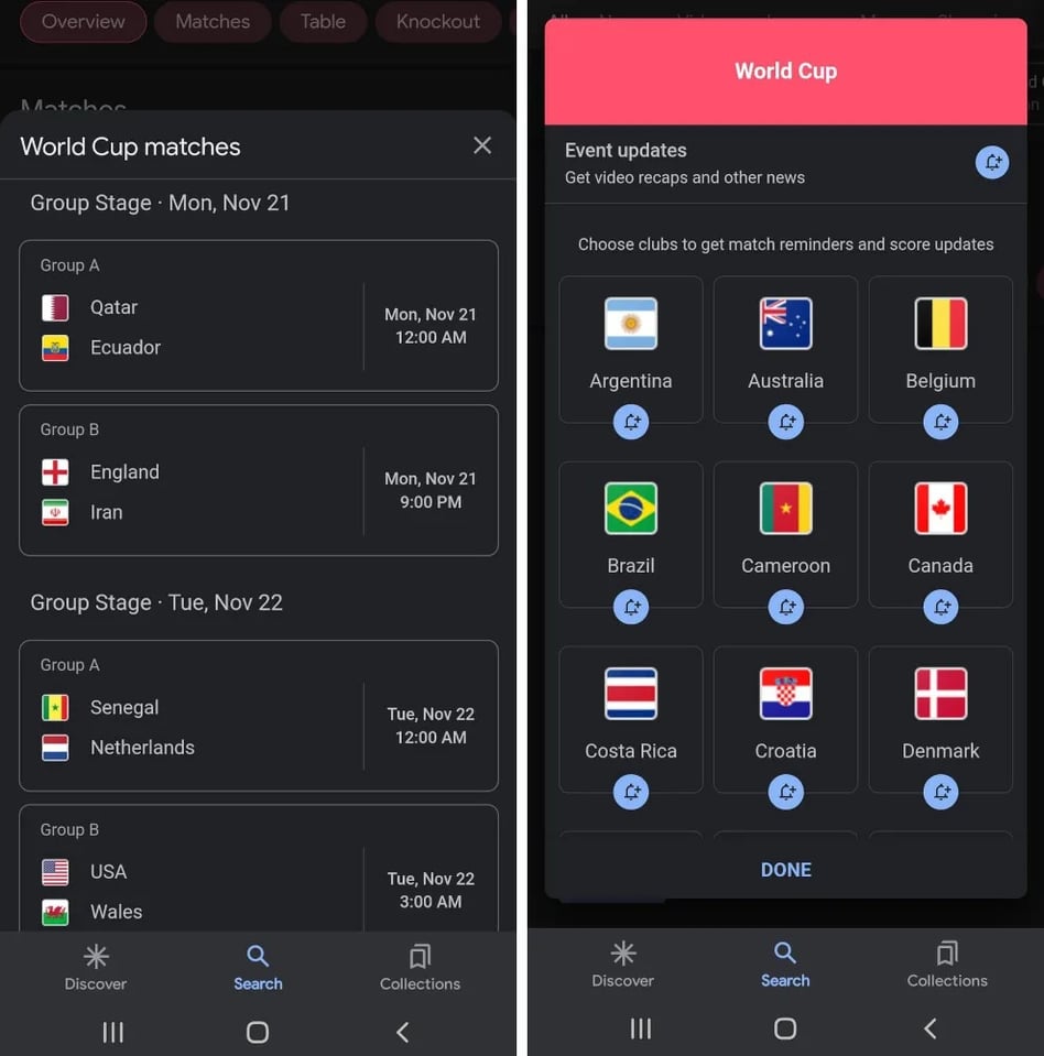 Google 2022 FIFA Dünya Kupası için güncelleme yaptı 66 google 2022 fifa dunya kupasi icin guncelleme yapti
