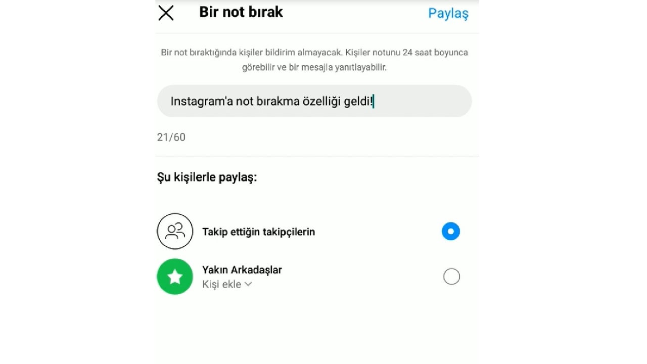 Instagram not bırakma nasıl yapılır? Not bırakma özelliği nasıl çalışır? 65 Instagram not bırakma