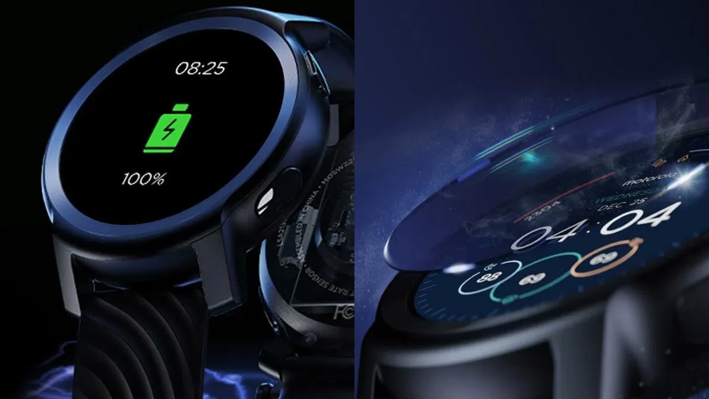 Moto Watch 200 daire ve dikdörtgen tasarımla gelecek 65 Moto Watch 200