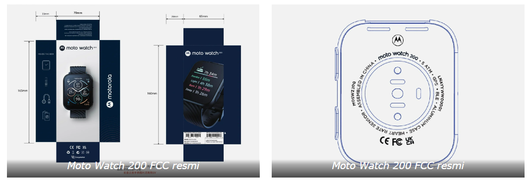 Moto Watch 200 daire ve dikdörtgen tasarımla gelecek 66