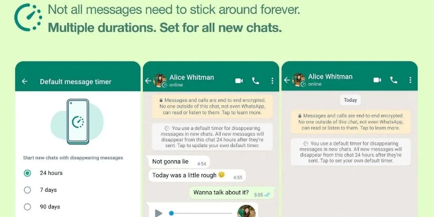 WhatsApp kaybolan mesajlar görünümü yenileniyor