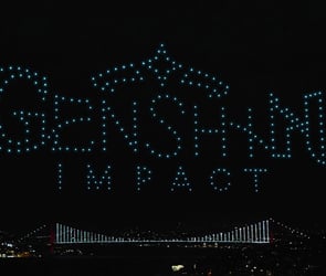 Genshin Impact Türkçe dilinin eklenişini drone ışık gösterisiyle kutladı