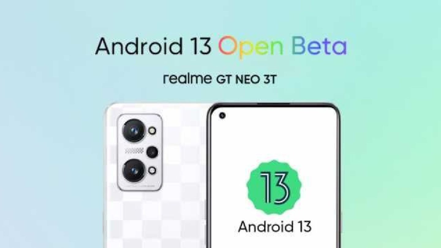 Realme GT Neo 3T Android 13 Beta testi başlıyor 65 Realme GT Neo 3T