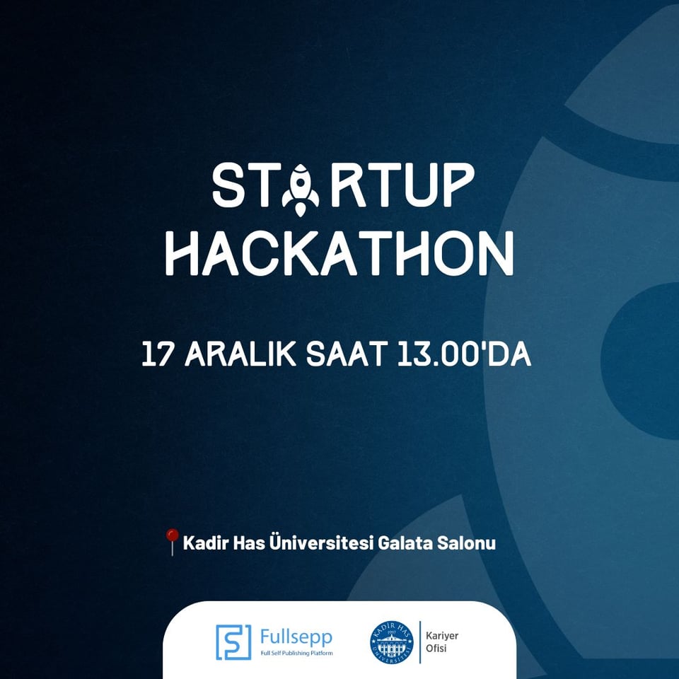 startup hackathon 17 aralikta gerceklesecek