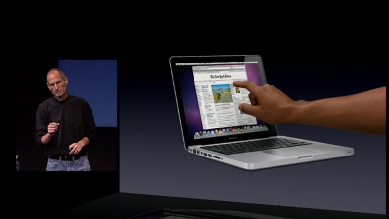 dokunmatik ekranli macbook geliyor