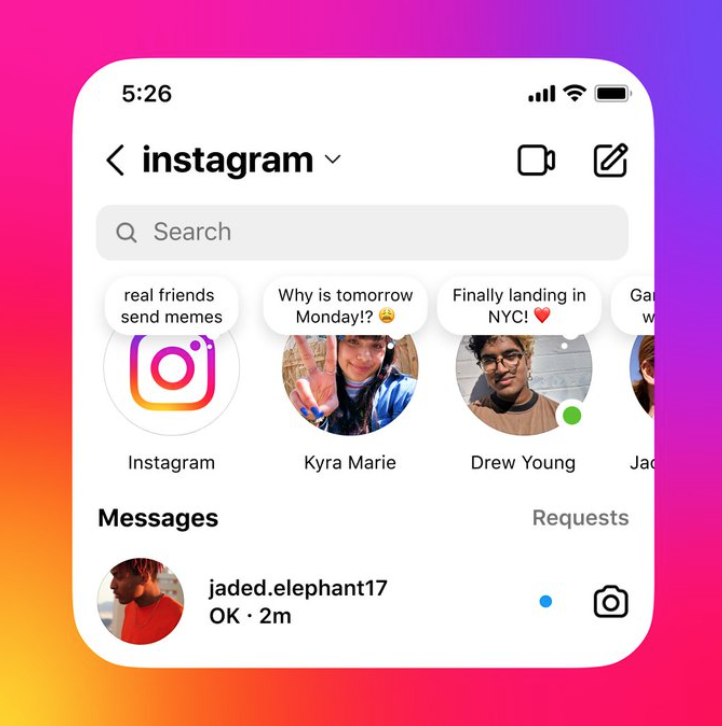Instagram Notlar artık dünya çapında kullanımda 66 Instagram notlar