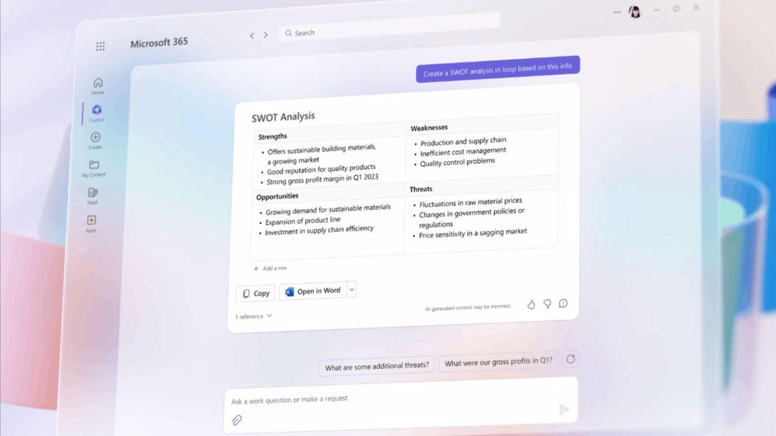 Microsoft, yapay zeka Copilot'un tanıtımını yaptı 66 Microsoft 365
Copilot