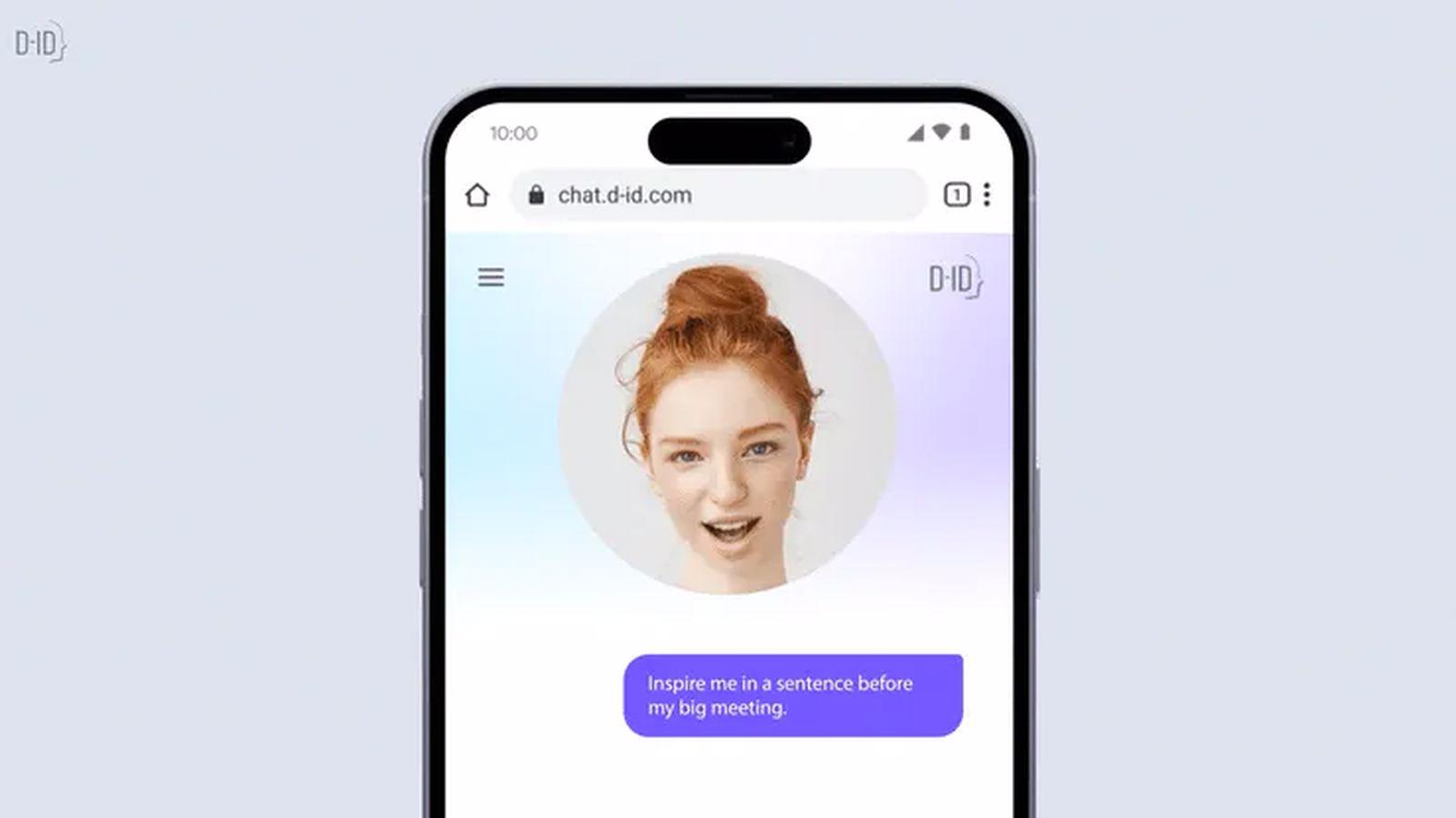 Photorealistic Yeni Uygulama: Chat.D-ID 66 Photorealistic Yeni Uygulama: Chat.D-ID