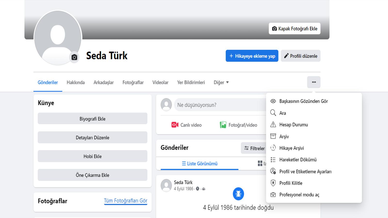 Facebook Hesap Dondurma, Facebook Hesap Kapatma Nasıl Yapılır? 71 facebook profil kilitleme