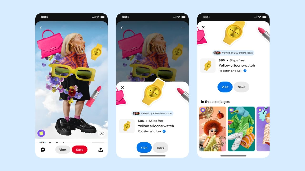 Pinterest'e ait kolaj uygulaması Shuffles'a alışveriş özellikleri geliyor 65 pinterest