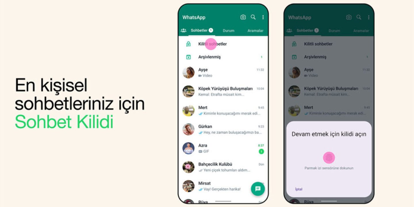 WhatsApp, Yeni Sohbet Kilidi ile Ekstra Gizlilik Sunuyor