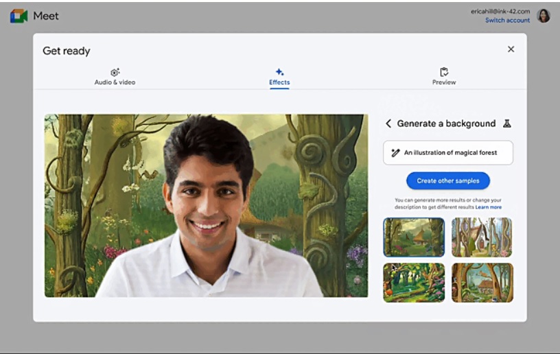 Google Meet, yapay zeka destekli kişiselleştirilmiş arka plan sunuyor 66 Google Meet, yapay zeka destekli kişiselleştirilmiş arka plan sunuyor