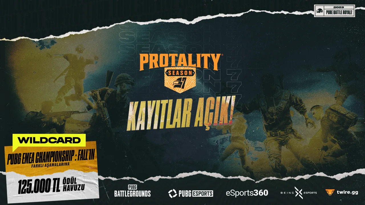 PUBG: Battlegrounds turnuvası Protality'nin 7. sezon başlıyor: 125 bin TL ödül havuzu 65 PUBG: Battlegrounds turnuvası Protality'nin 7. sezon