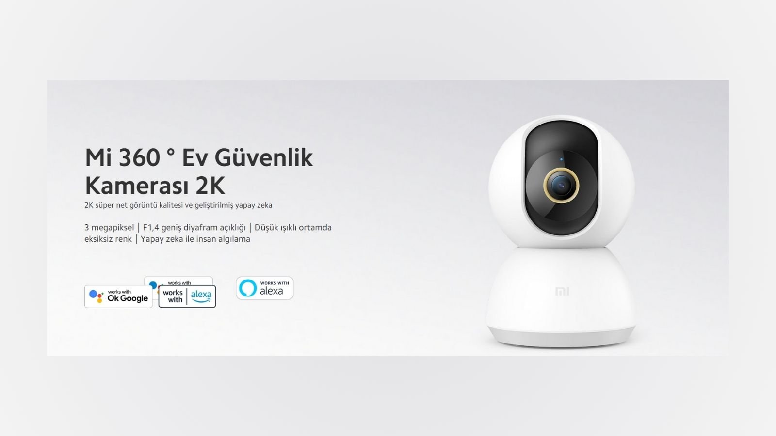 Xiaomi 360 Ev Güvenlik Kamerası 2K