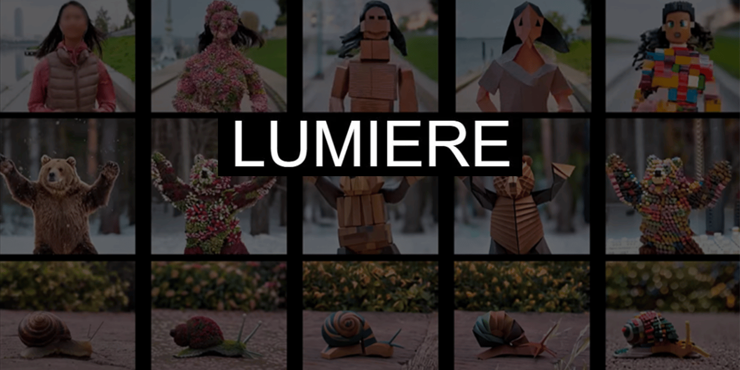 Google'ın video oluşturabilen yapay zekası Lumiere 1 Google Lumiere