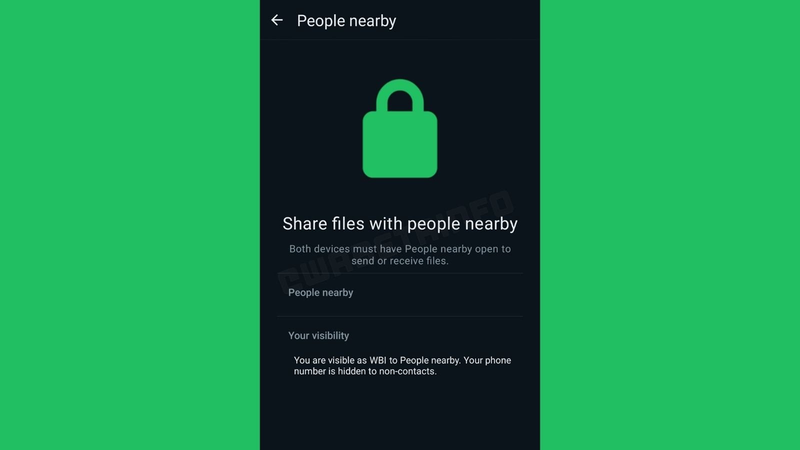 WhatsApp platformu, Android'in Quick Share'i gibi bir dosya paylaşım özelliğini test etmeye başladı. 