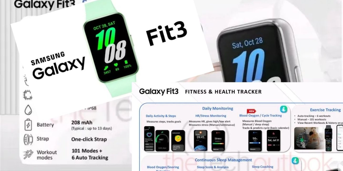 Galaxy Fit 3 Tanıtım Öncesi Tanıtım Materyalleri Sızdırıldı