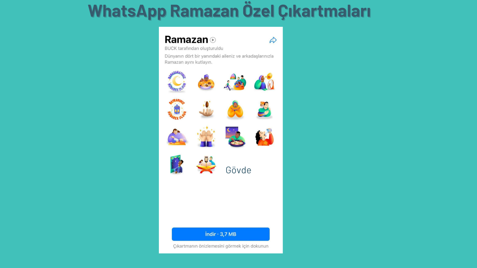 WhatsApp'ta Ramazan Ayına Özel Çıkartmalarla Sohbetler Daha Eğlenceli!