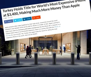 Türkiye'deki Apple Fiyatları Dünya Gündeminde