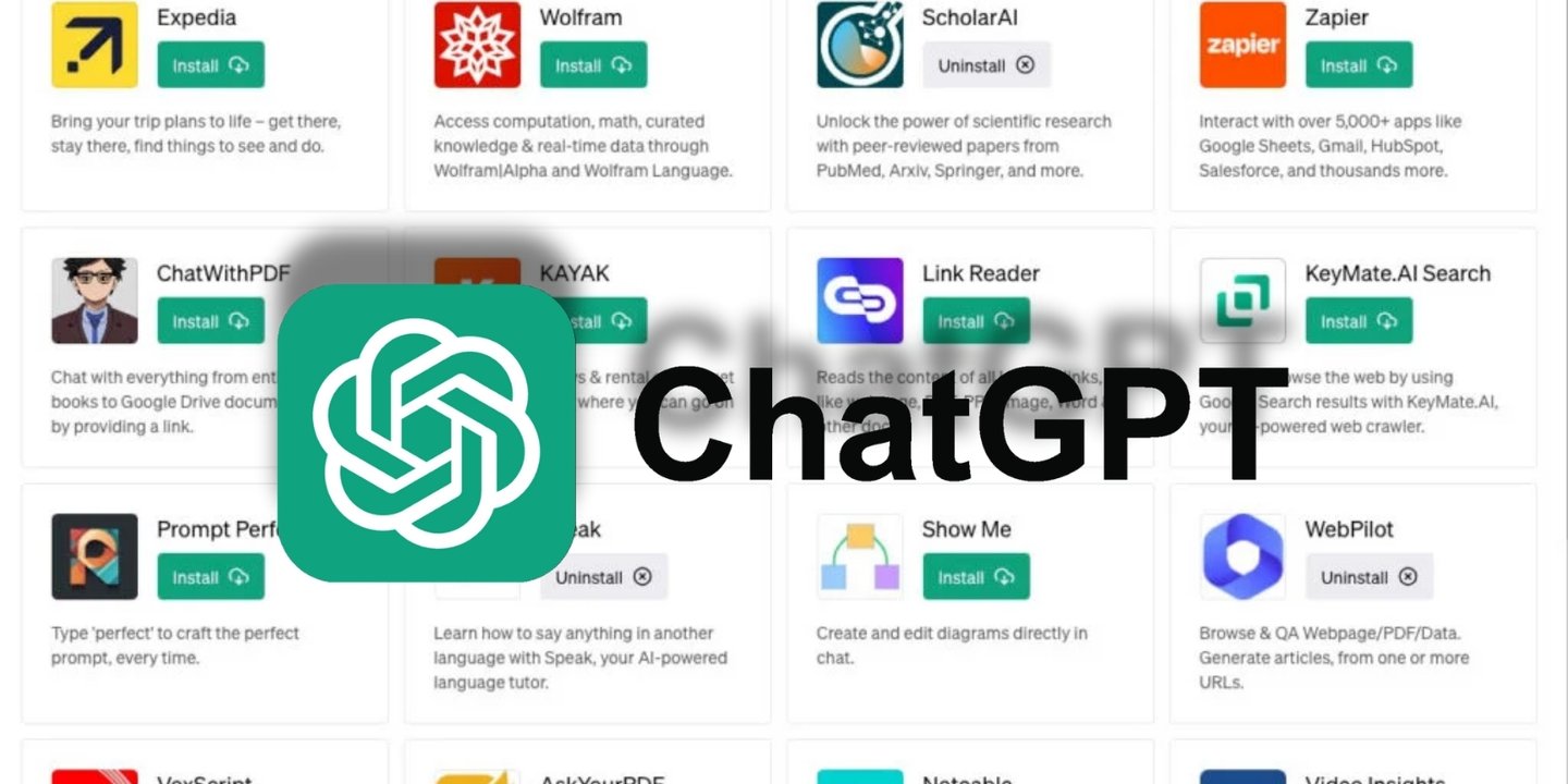 2024’ün En Popüler ve En İyi 15 ChatGPT Eklentisi 1 2024’ün En Popüler ve En İyi 15 ChatGPT Eklentisi