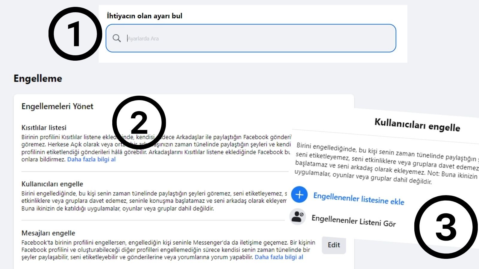 Adım Adım Facebook Engel Kaldırma 2024 Güncel