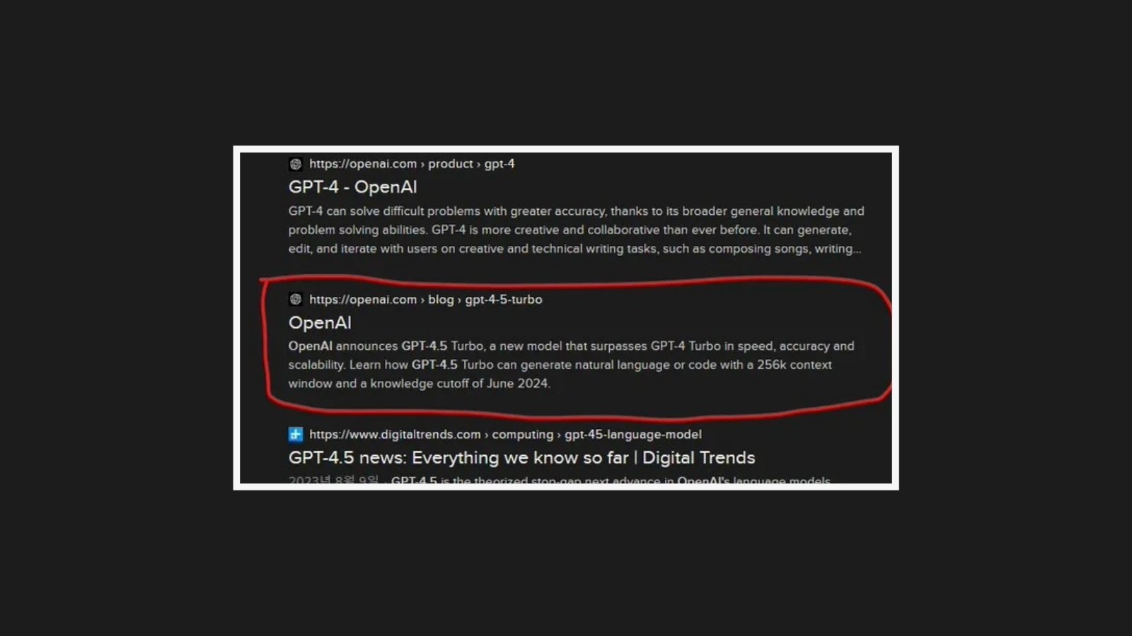 OpenAI, GPT-4.5 Turbo'yu "Yanlışlıkla" Sızdırmış Olabilir 2 OpenAI, GPT-4.5 Turbo'yu "Yanlışlıkla" Sızdırmış Olabilir