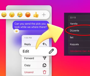 Instagram DM'lerde "Mesaj Düzenleme" Dönemi Başladı