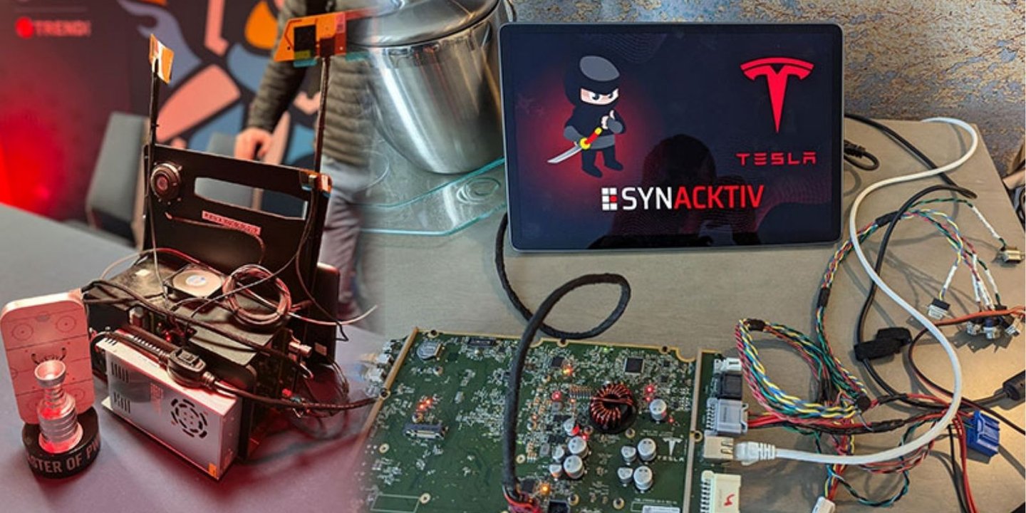 Tesla Hacker’ları Buldukları Açıkla Büyük Ödüller Kazandılar 1 Beyaz şapkalı Tesla hacker’ları olarak adlandırılan grup, buldukları birden fazla yeni açık üzerinden elde ettikleri erişim ile yine büyük bir ödül kazanmayı başardı.