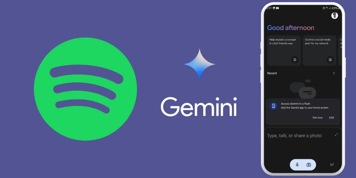 Google Gemini Spotify'dan Müzik Açabilecek 1 Google Gemini Spotify'dan Müzik Açabilecek