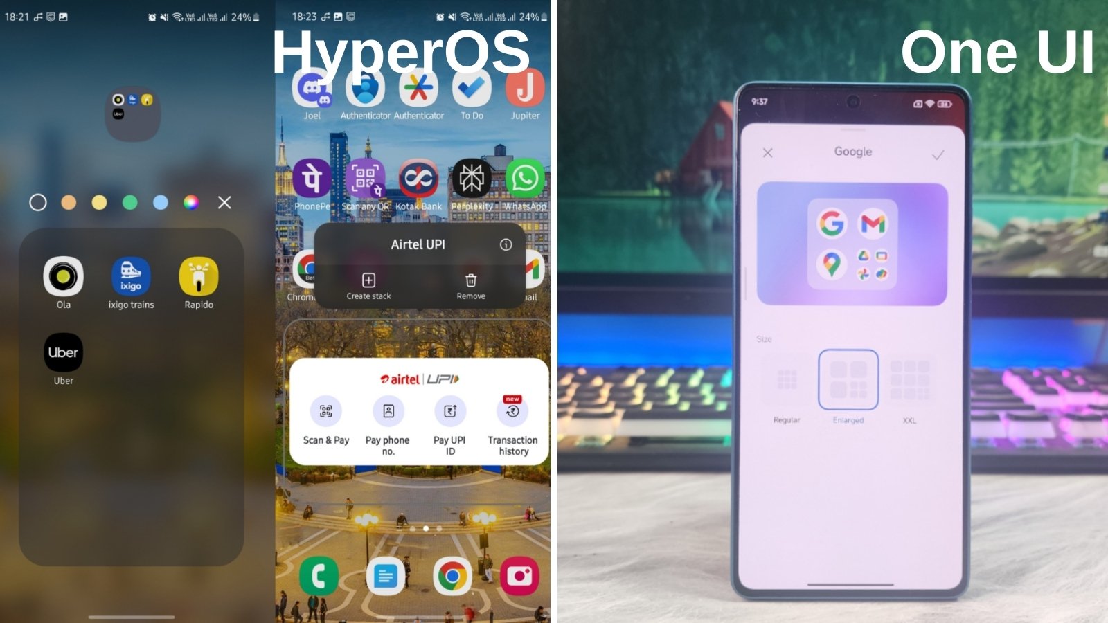 HyperOS ve One UI Arasındaki 7 Temel Fark