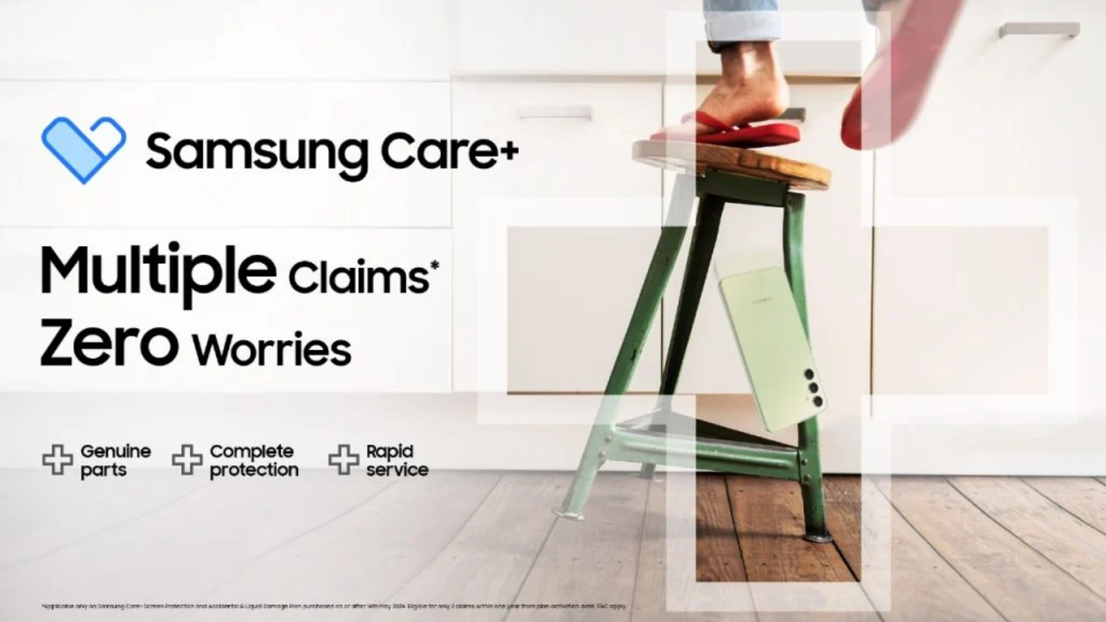 Samsung Care+ ile Ekran ve Hasar Koruması İçin Yılda 2 Hak! 2 Samsung, Care+ Programını Yeni Avantajlarla Revize Ediyor!