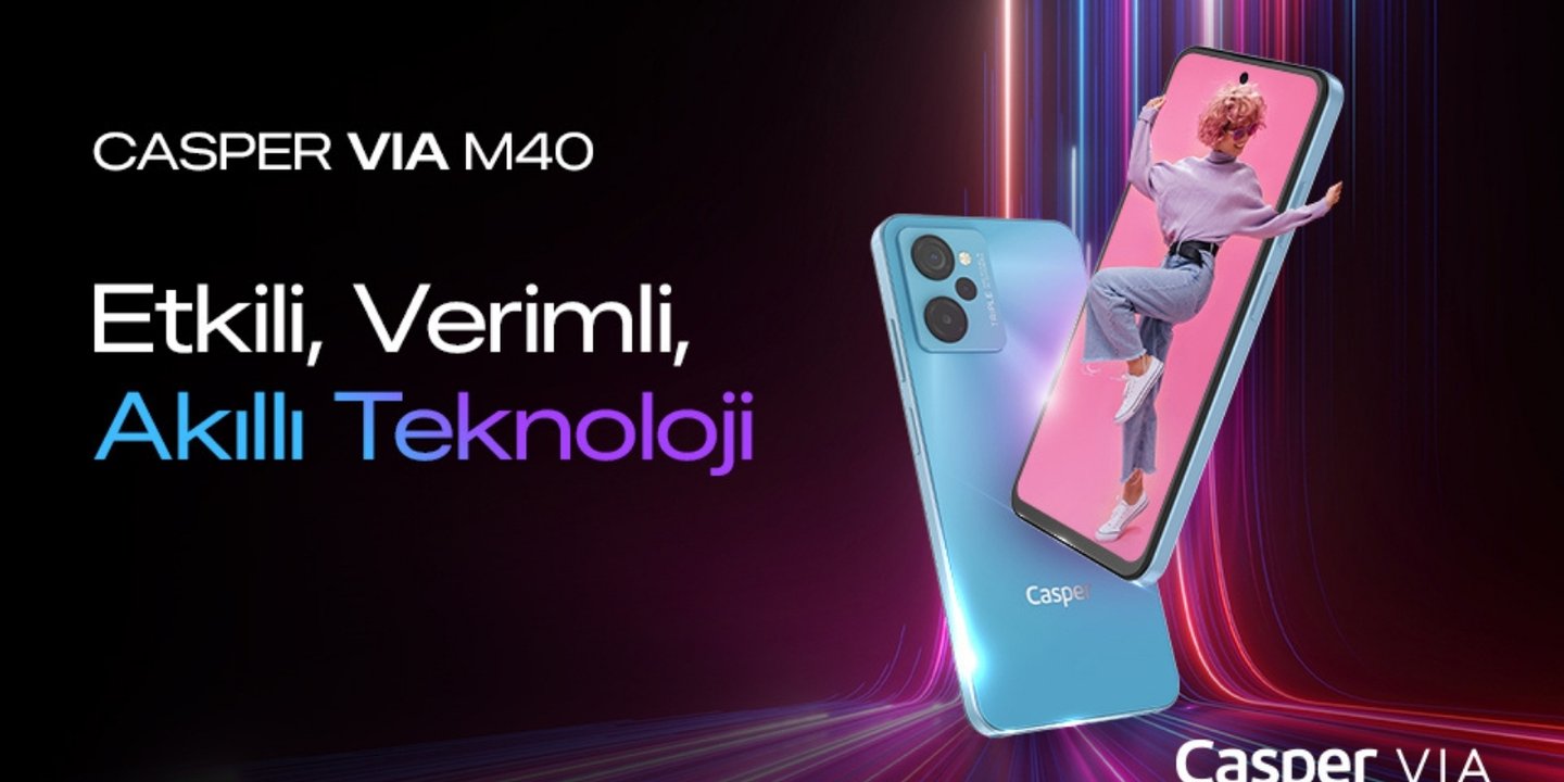 Casper VIA M40 Telefon Modeli Satışa Çıktı 1 Casper VIA M40 Telefon Modeli Satışa Çıktı