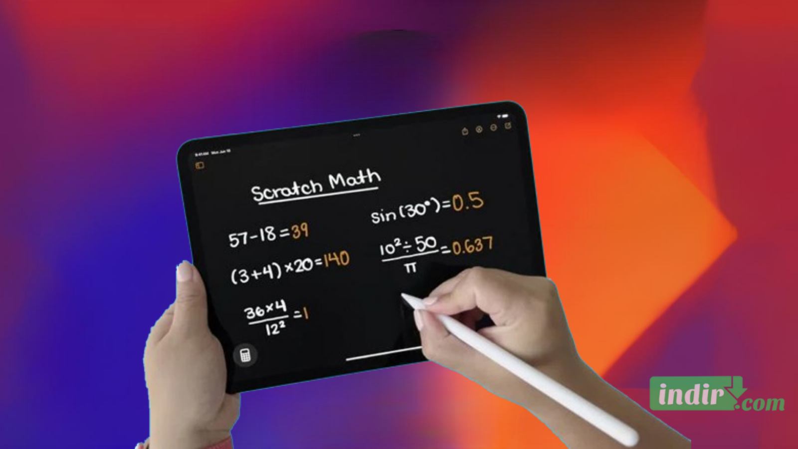 iOS 18 İle Hesap Makinesi Yepyeni Bir Hal Alıyor 5 iPadOS 18’de Apple Pencil ile Math Notes Kullanılabilecek