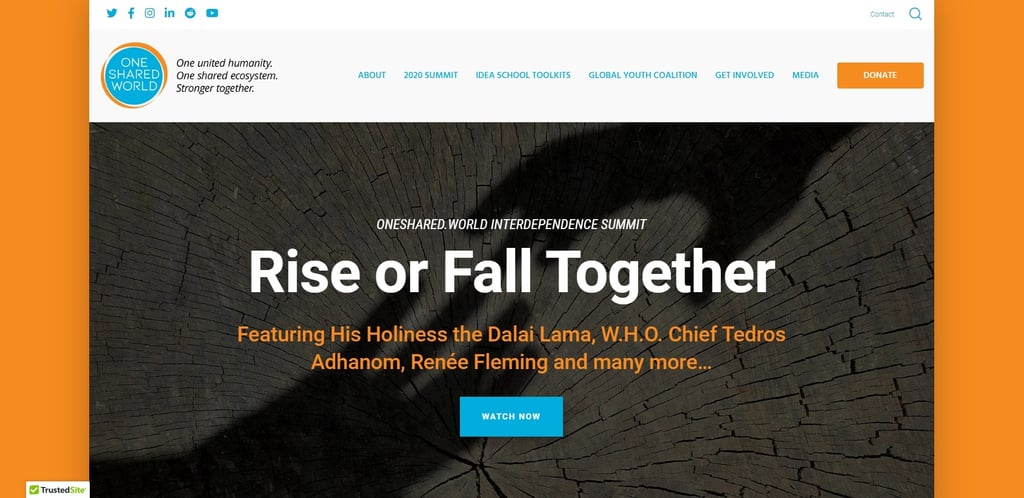 One Shared World website